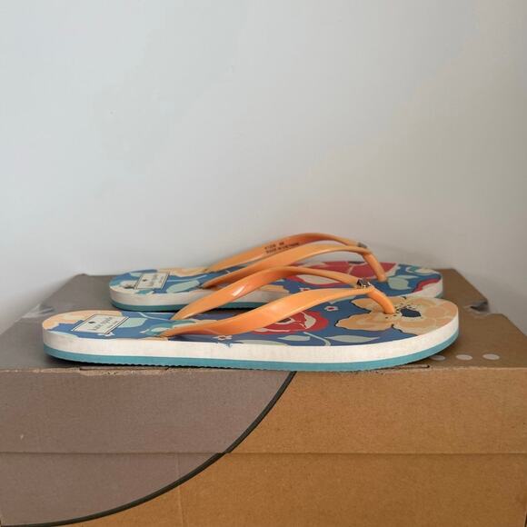 Kate Spade Floral Slides Women Flip Flops Sandal  - SZ 8 - Picture 2 of 8